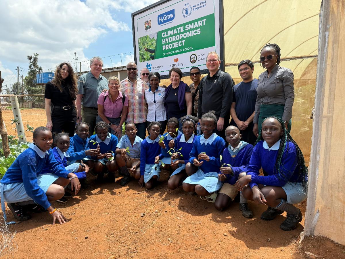 UC Davis delegation visits its NGO partner, the Human Needs Project in Kibera, Nairobi